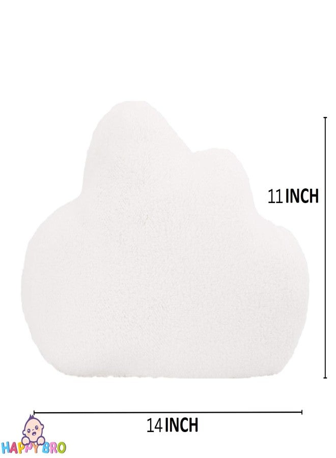 HAPPY BRO White Cloud Pillow Super Soft Plush Cushion Decorative Nursery & Kids Room Cute Baby Cushion & Soft Toy Gift - Image 3